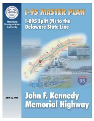 I-95 Master Plan - Maryland Transportation Authority