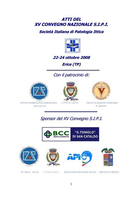 ATTI DEL XV CONVEGNO NAZIONALE SIPI SocietÃ  Italiana di ...