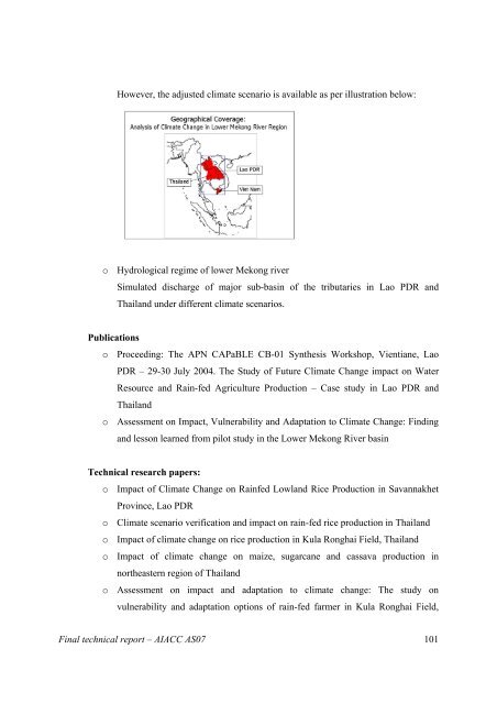 Final Technical Report - weADAPT