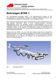 Bohrwagen BTRK 1