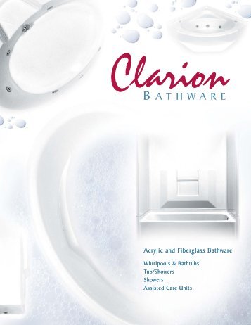 191595 Clarion (Full Line) - Clarion Bathware