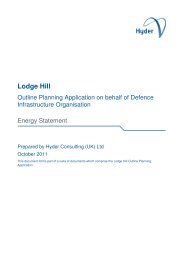 Energy Statement - Lodge Hill