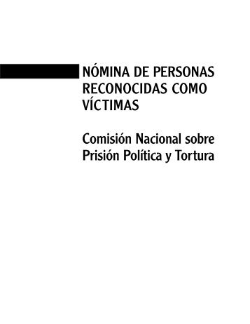 NÃMINA DE PERSONAS RECONOCIDAS COMO VÃCTIMAS ...