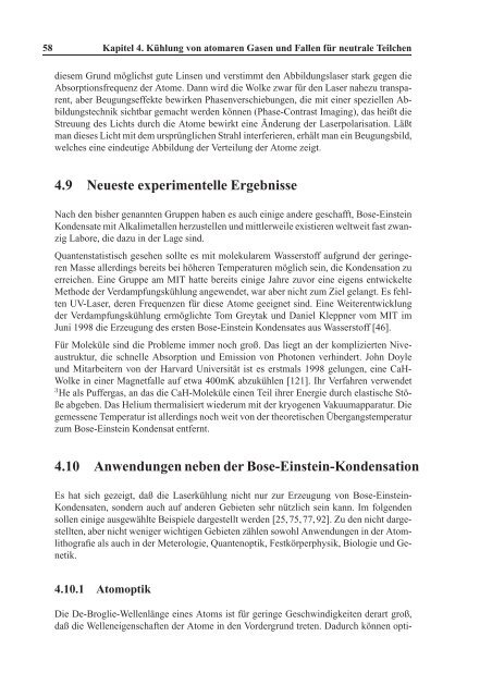 Bose-Einstein-Kondensation in magnetischen und optischen Fallen