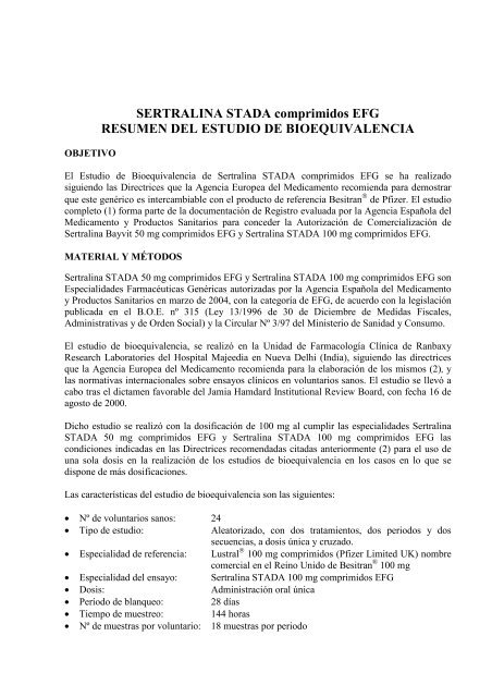 Orden sertraline genérico