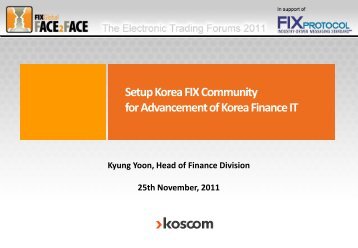Fix Face2Face Koscom: Korea Fix Committee - Plus Concepts