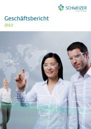 Geschäftsbericht 2012 als PDF - Schweizer Electronic AG