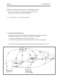 Aufgaben zur Ökolgie - Caucau.ch