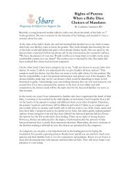 Rights of Parents When a Baby Dies: Choices of Mandates - Share ...