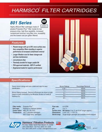 HARMSCO FILTER CARTRIDGES