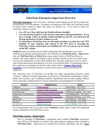 UltraTime Overview - Controller