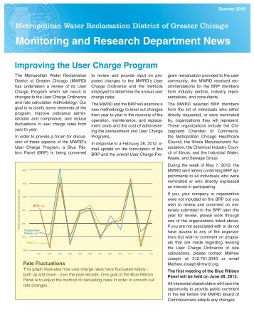 M&R News Summer 2012 - Metropolitan Water Reclamation District ...