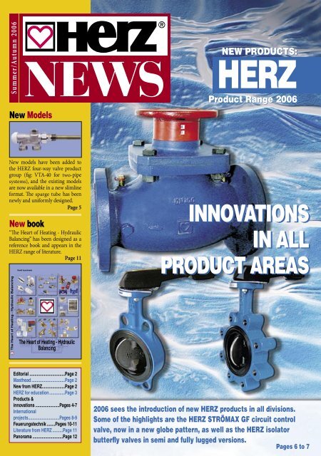 innovations in all product areas innovations in all ... - Herz Valves UK