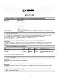 SAFETY DATA SHEET KUMZOF CLEANER - Algeos