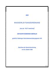 Wasserleitungsordnung (59 KB) - .PDF - Marktgemeinde Oberalm