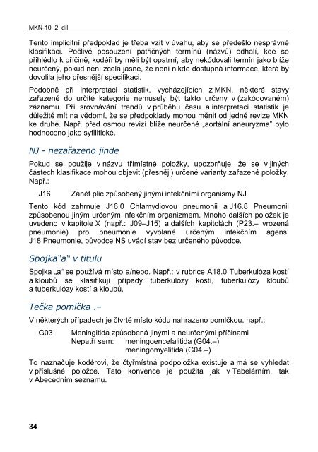 MKN-10 InstrukÄnÃ­ pÅÃ­ruÄka (aktualizovanÃ¡ verze k 1.1.2013)
