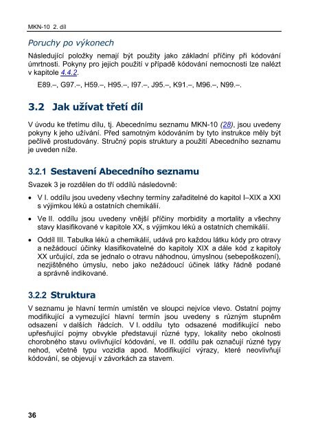 MKN-10 InstrukÄnÃ­ pÅÃ­ruÄka (aktualizovanÃ¡ verze k 1.1.2013)