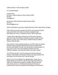 CASS Press Release - LBAMspray.com