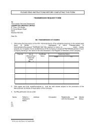 a format of the Transmission form - Cgglobal.com