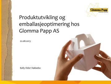 Hvordan jobber vi med produktutvikling/optimering?