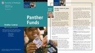 Using Panther Funds - Panther Central - University of Pittsburgh