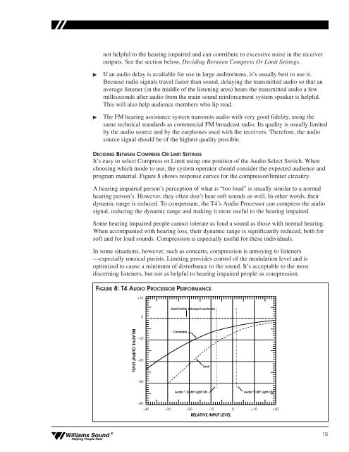 Installation Guide & User Manual - Williams Sound