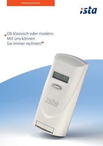 ISTA Erklärung zur Heizkostenabrechnung - Hausverwaltung ISTA Erklärung zur Heizkostenabrechnung - Hausverwaltung