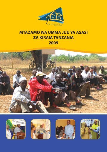 MTAZAMO WA UMMA JUU YA ASASI ZA KIRAIA TANZANIA 2009