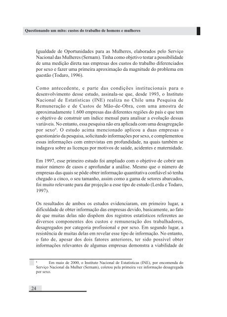 Questionando um mito - OrganizaÃ§Ã£o Internacional do Trabalho