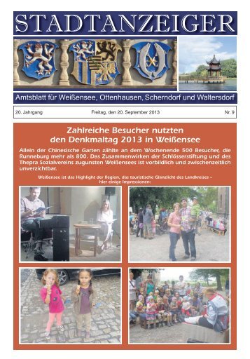 Ausgabe Nr. 09 vom 20.09.2013 - Weißensee