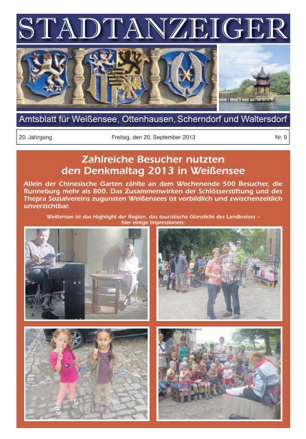 Ausgabe Nr. 09 vom 20.09.2013 - Weißensee