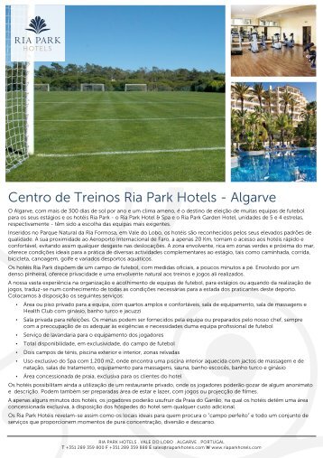 FS Fut RPH Futebol PT 2012 - Ria Park Hotel e Spa