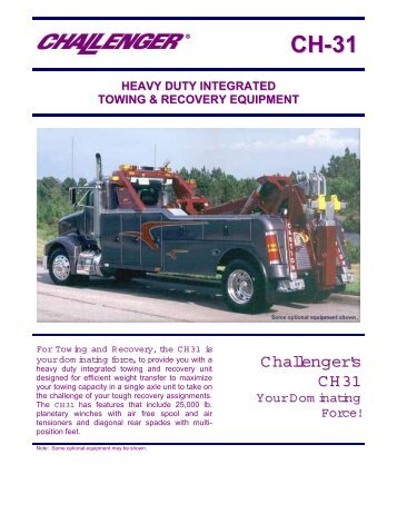 Challenger - CH-31 - Zip's Truck Equipment