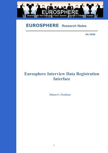 Eurosphere Interview Data Registration Interface - Bad Request