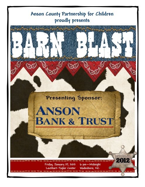 Barn Blast Barn Blast - Anson County Partnership for Children