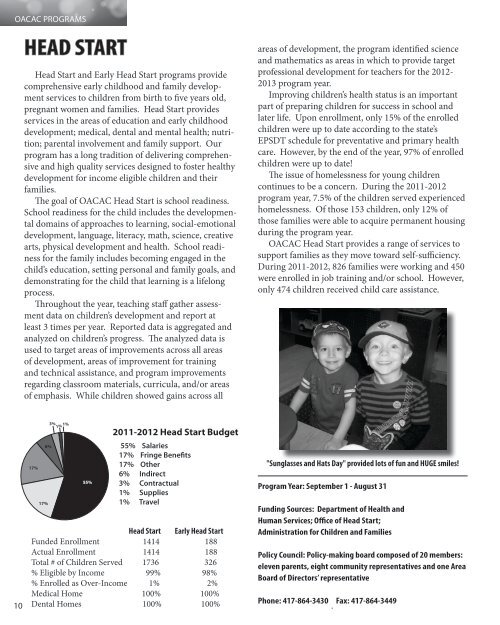 2012 Annual Report - Ozarks Area Community Action Corporation