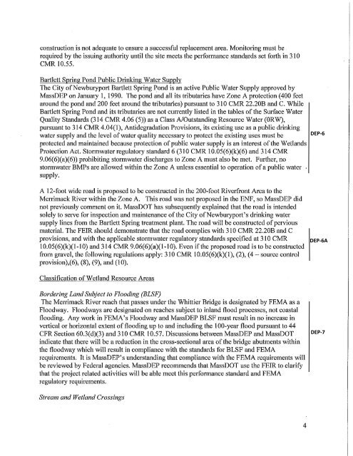 Final Environmental Impact Report - Whittier Bridge/I-95 ...