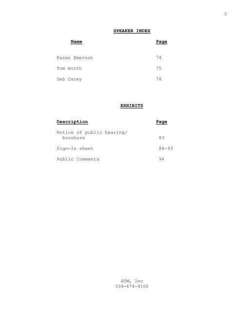 Final Environmental Impact Report - Whittier Bridge/I-95 ...