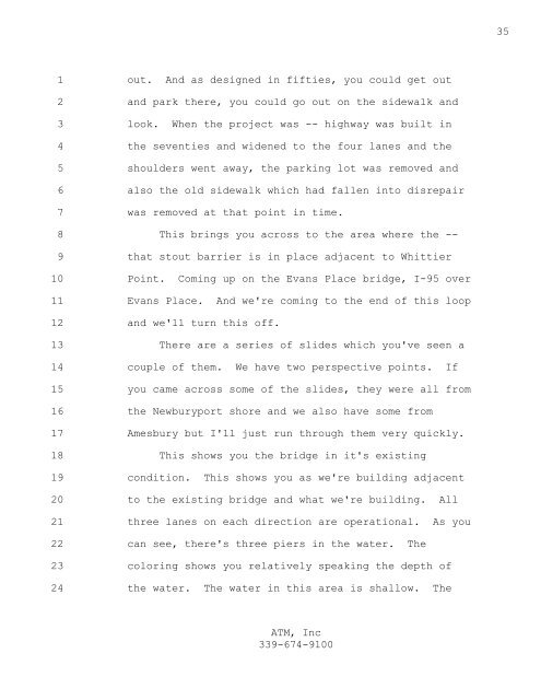 Final Environmental Impact Report - Whittier Bridge/I-95 ...