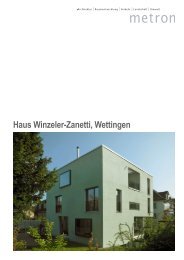 Haus Winzeler-Zanetti, Wettingen - Metron