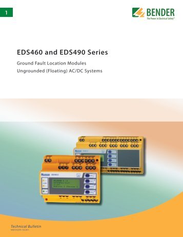 EDS460 and EDS490 Series - Bender