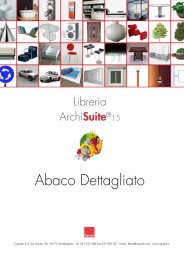 Libreria ArchiSuite - Abaco Dettagliato - Tecno 3D