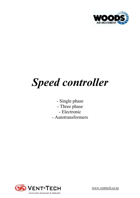 Electronic Speed Controllers 5 Step Auto-transformer Speed