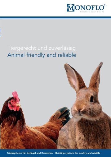Tiergerecht und zuverlässig Animal friendly and reliable