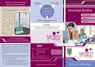 brochure vcilt teacher 17.02.11 - the University of Mauritius