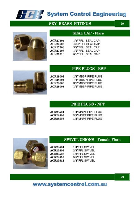 System Control - HVAC & R Catalogue - System Control Engineering