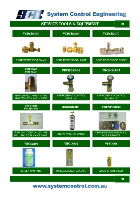 System Control - HVAC & R Catalogue - System Control Engineering