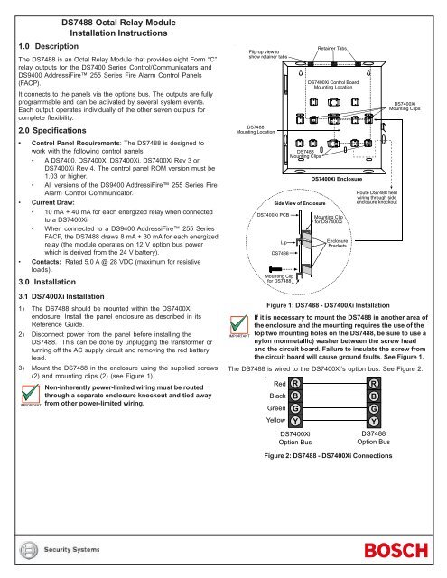 27338J DS7488 Installation Instructions.PMD