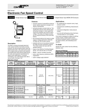 P66 Series Electronic Fan  Speed Control - ShanControls