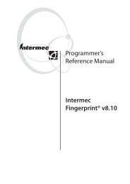 Programmer's Reference Manual Intermec ... - Barcodedeus.de